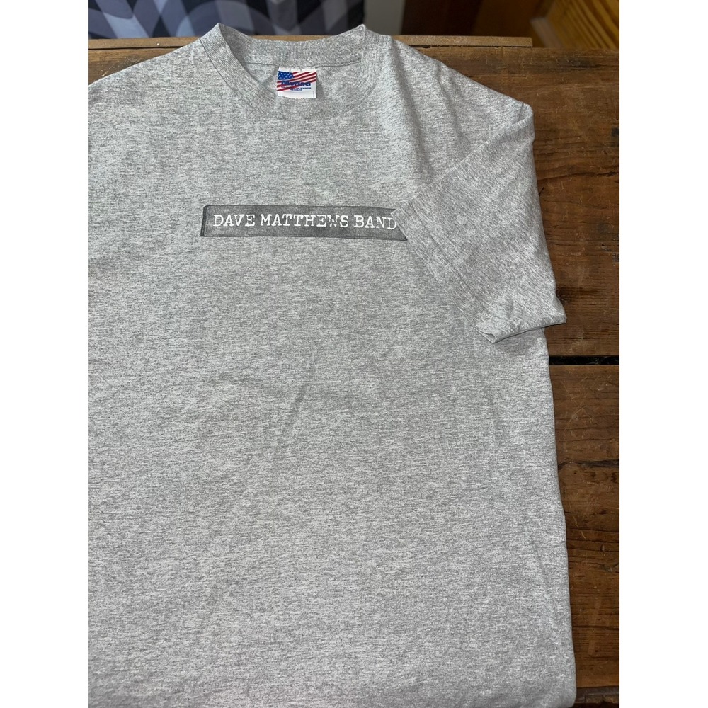 Vintage Dave Matthews Band Summer Tour 2002 T-Shirt‎ Mens Medium Gray Murina USA